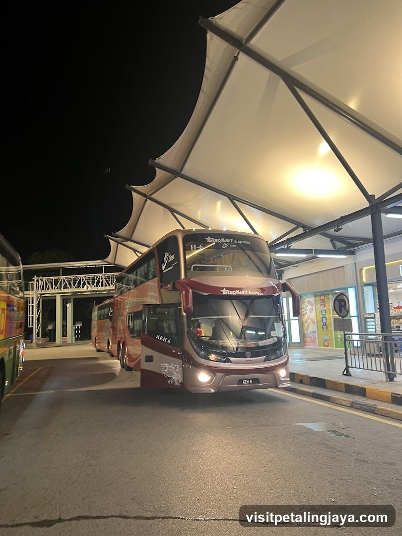Buses at a Station