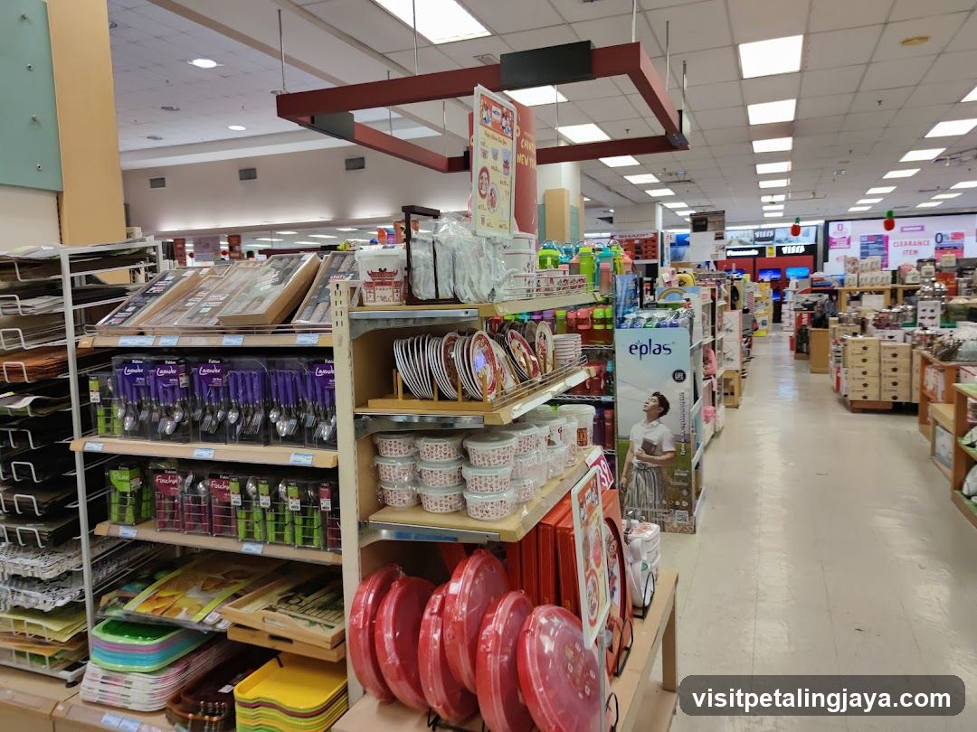 Kitchenware and Home Goods Store Aisle