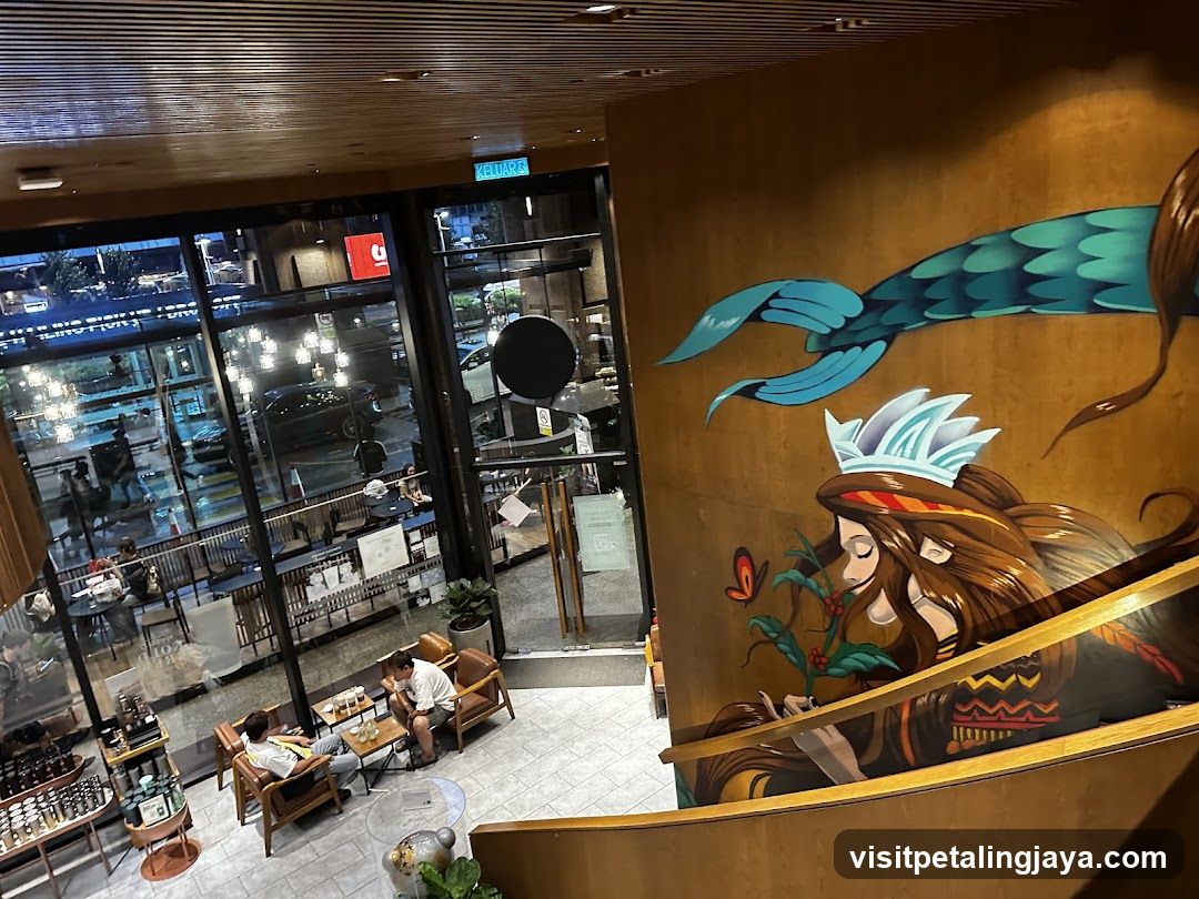Interior View of Coffee Shop
