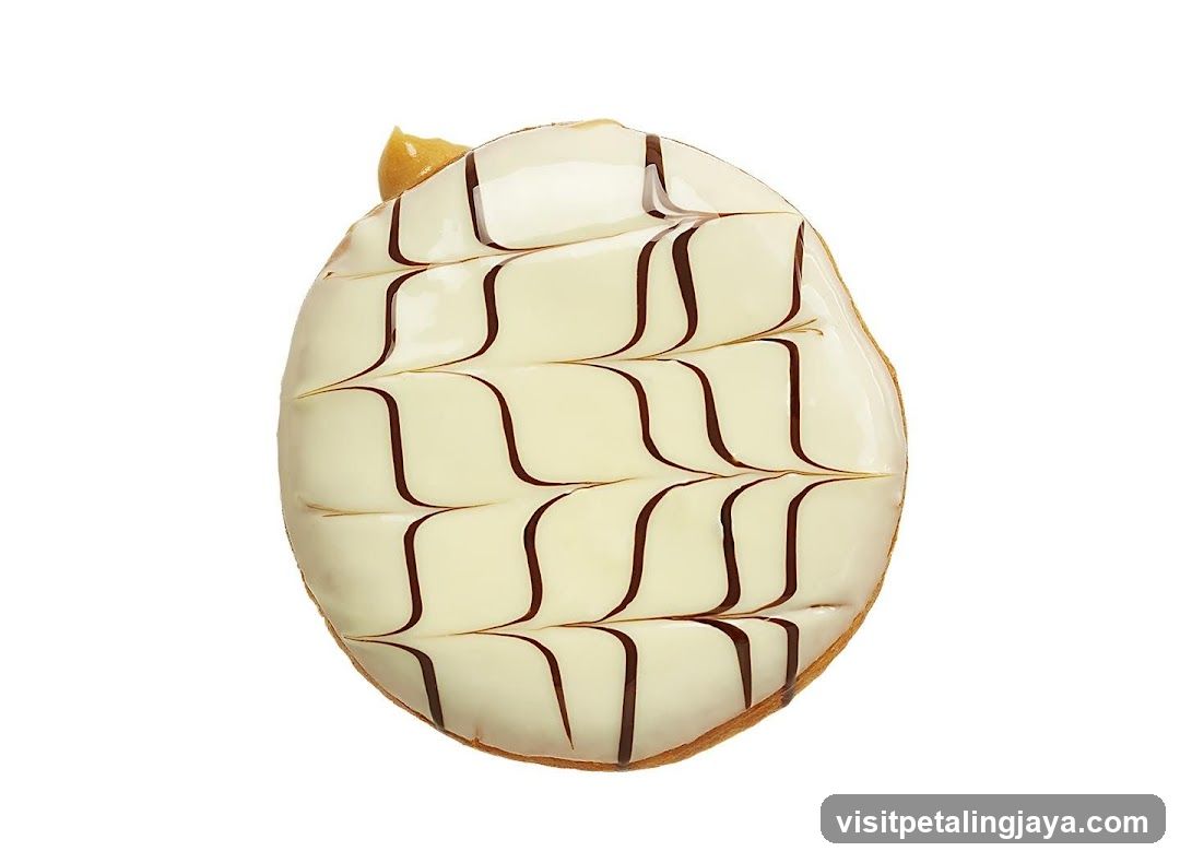White Chocolate Drizzle Pastry