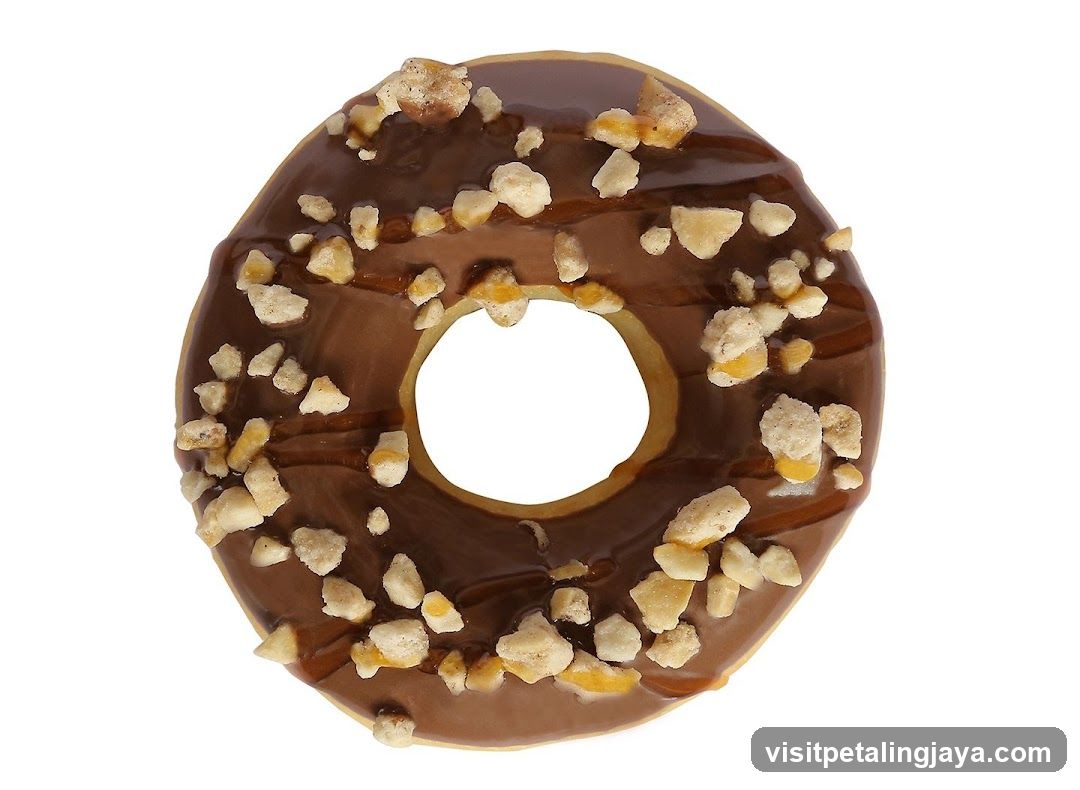 Chocolate Nut Donut
