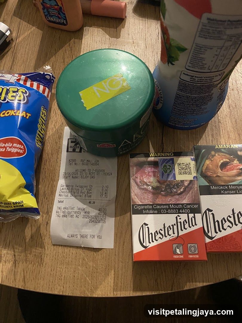 Shopping Items on Table