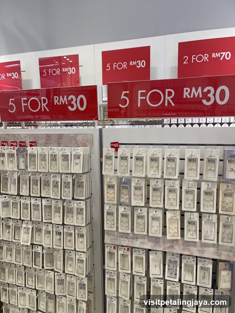 Jewelry Display Section
