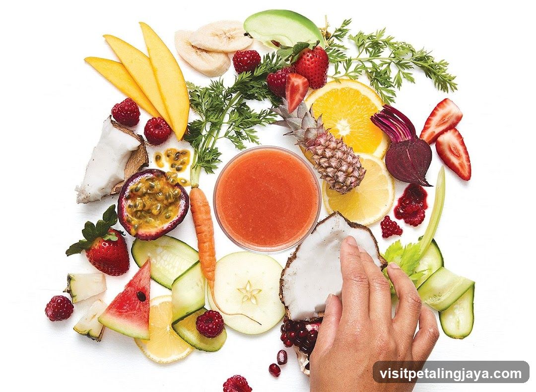 Fresh Ingredients and Juice