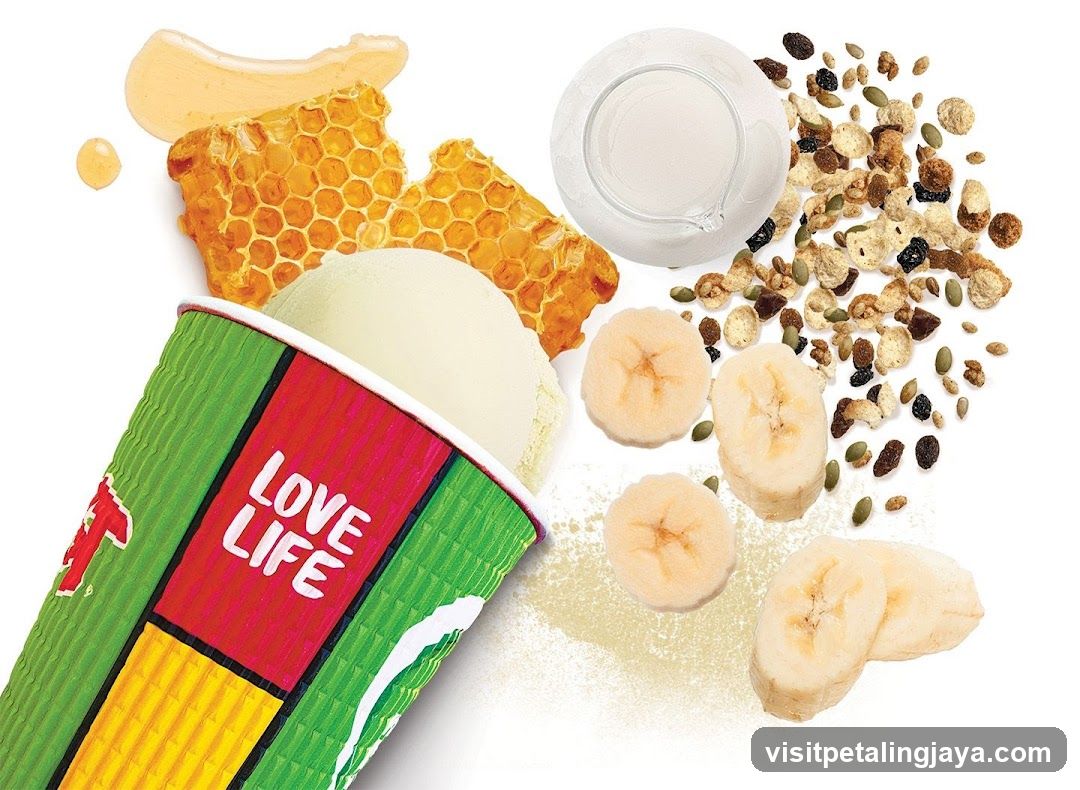 Ice cream with toppings