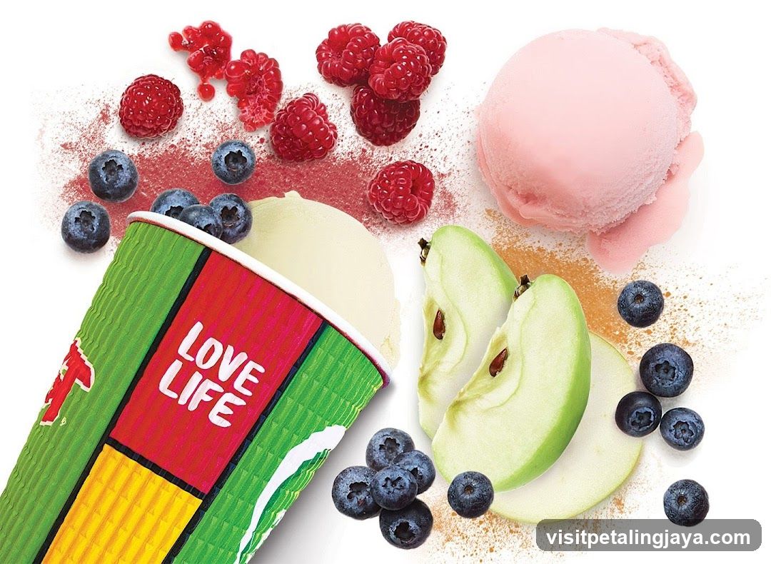 Ice Cream with Fruits