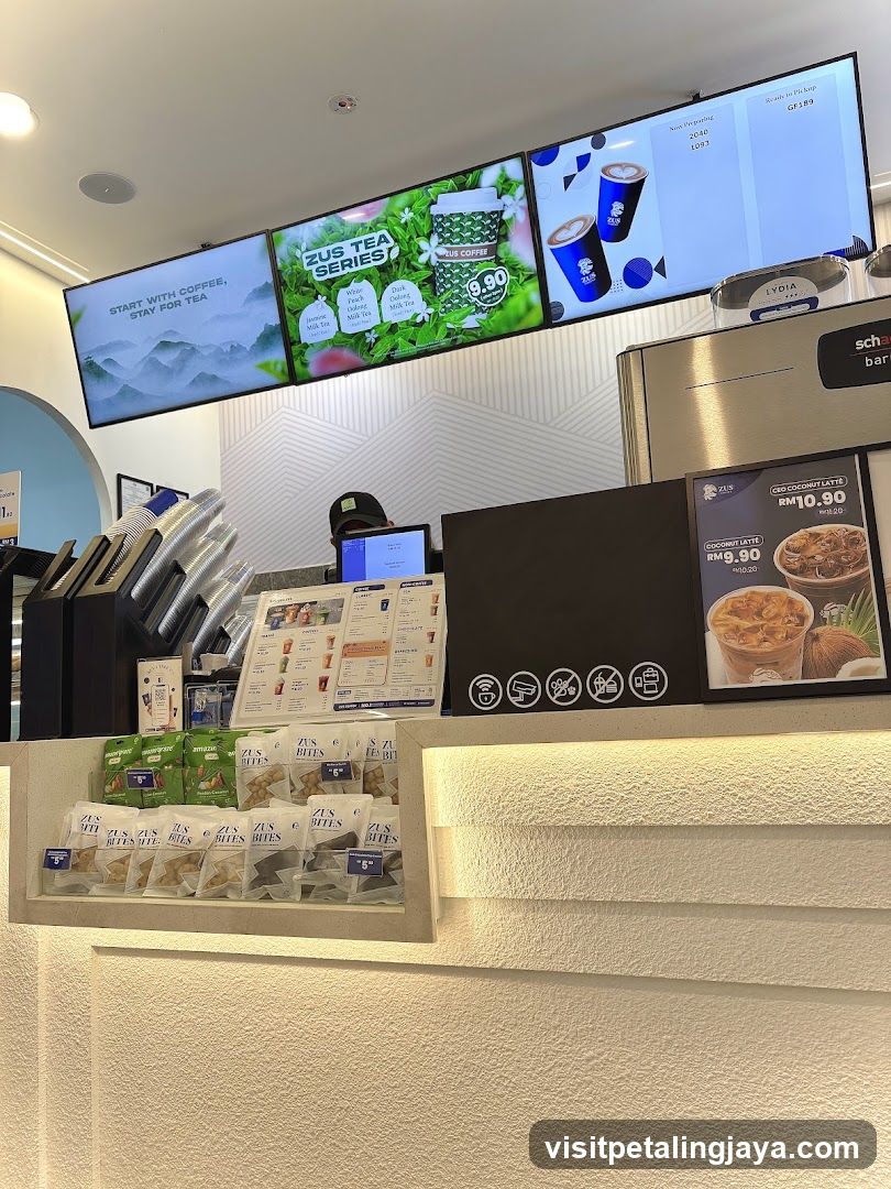 ZUS Coffee Counter