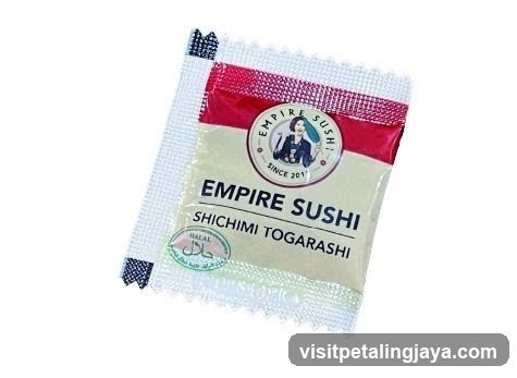 Empire Sushi Shichimi Togarashi Packet