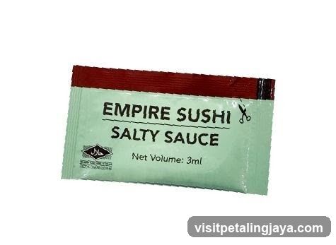 Empire Sushi Salty Sauce Packet