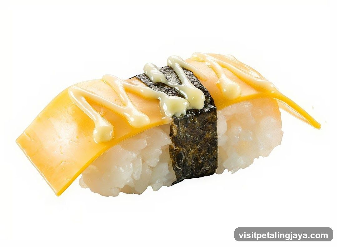 Sushi with Cheese and Mayonnaise