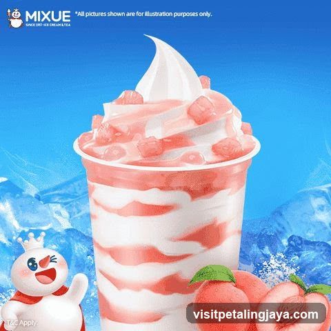 Peach Ice Cream Swirl