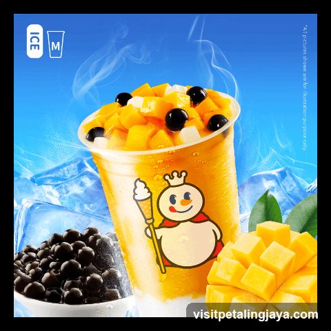 Mango Smoothie with Boba
