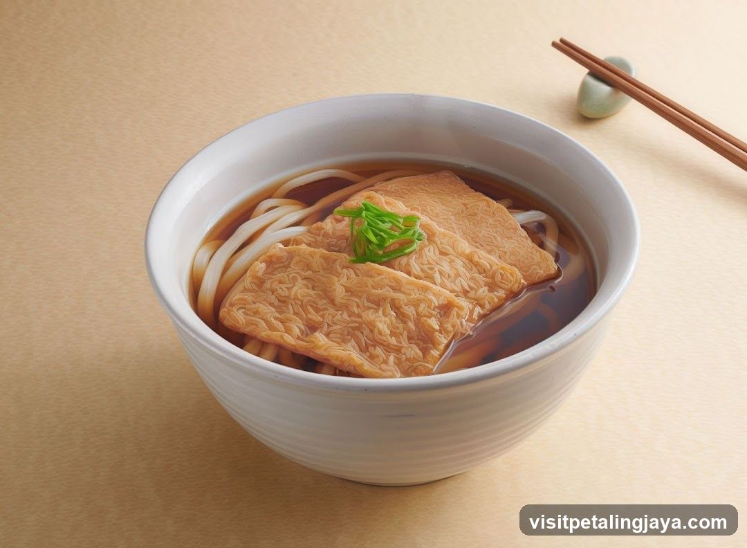 Udon Noodles with Fried Tofu