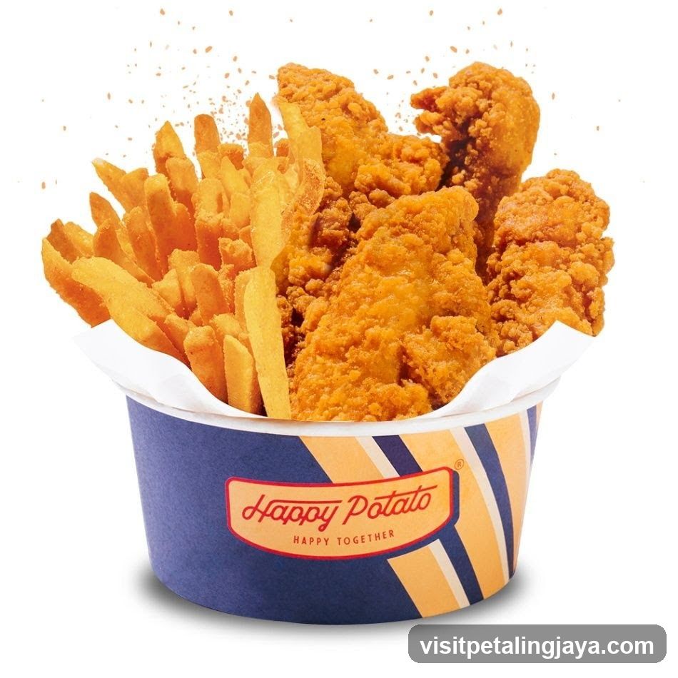 Fried Chicken and Fries Bucket