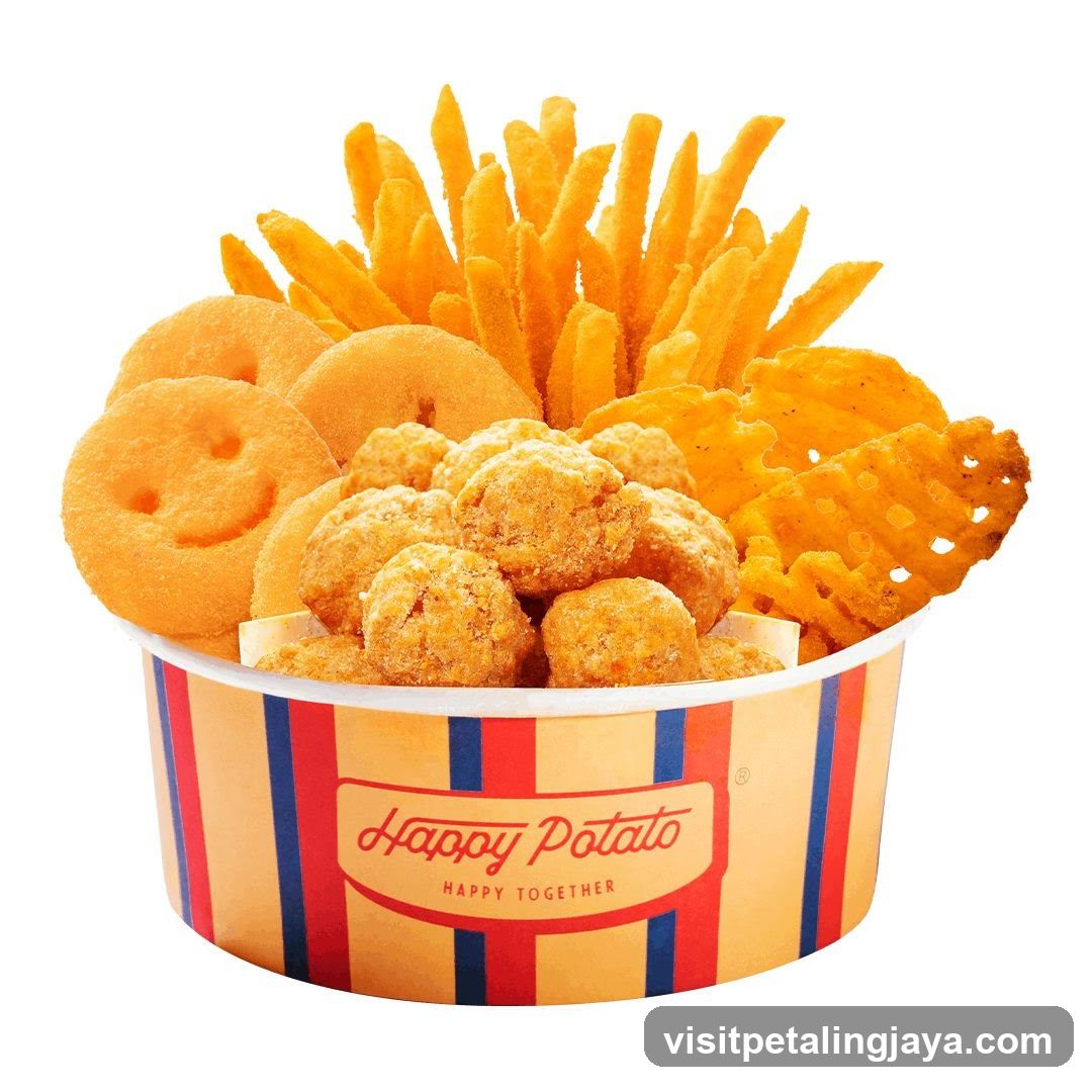 Happy Potato Snack Bucket