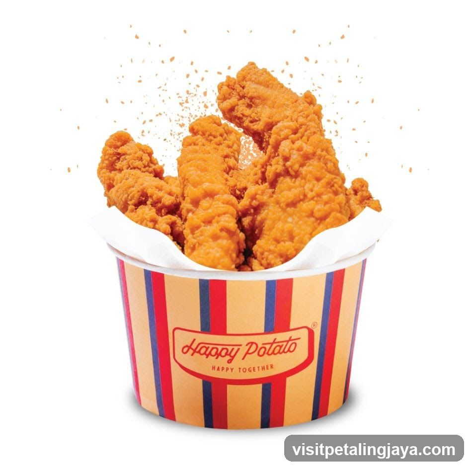 Fried Chicken Strips in a Bucket