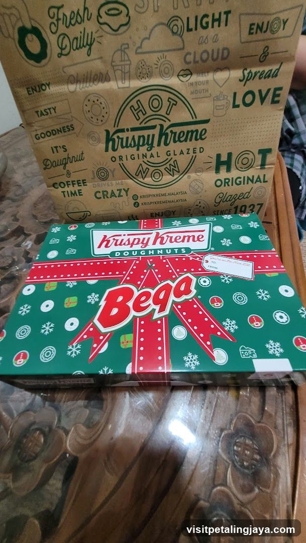 Krispy Kreme Doughnuts Box and Bag