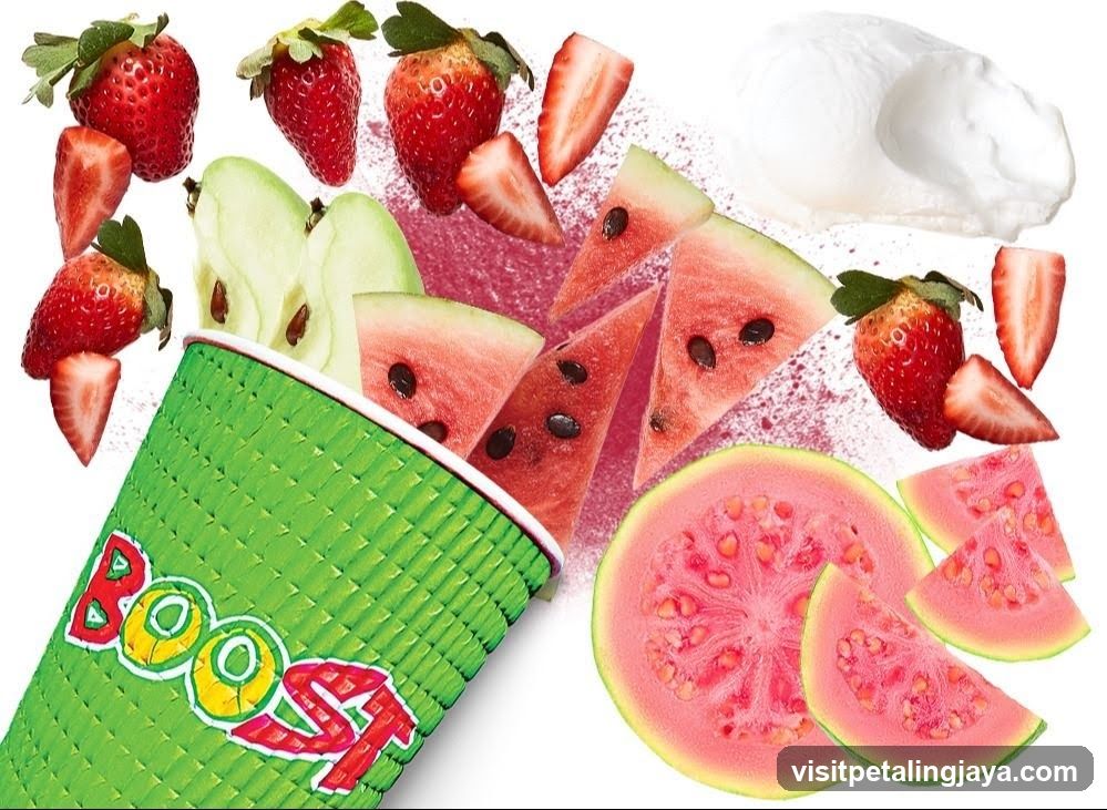 Boost Fruit Collage