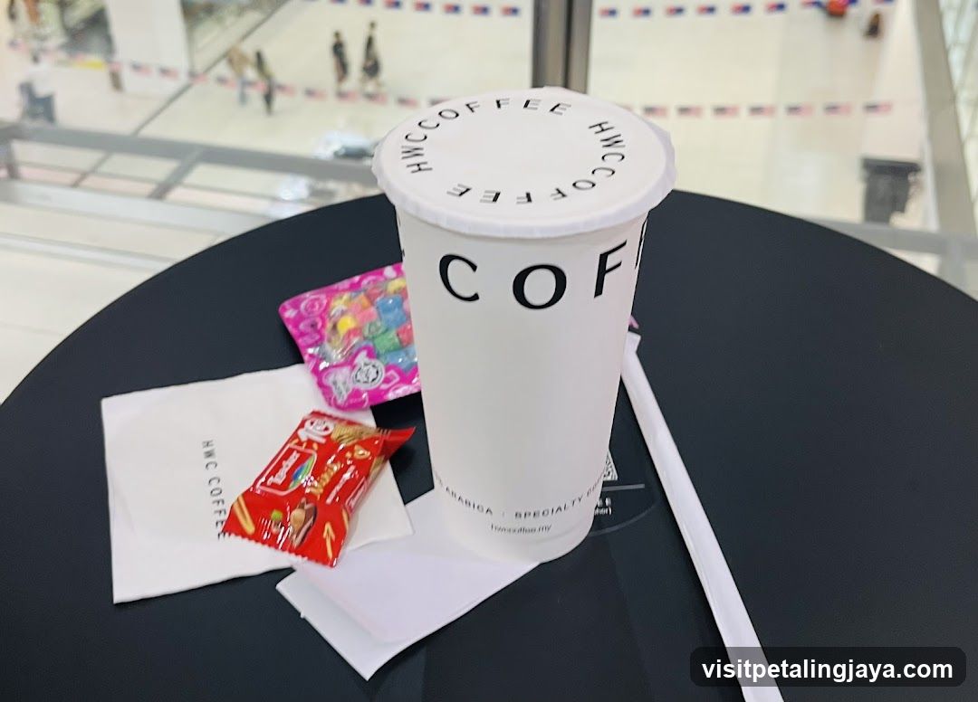 Coffee cup with candy