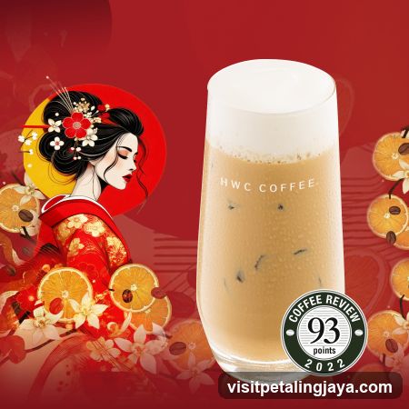 HWC Coffee Drink with Geisha Illustration