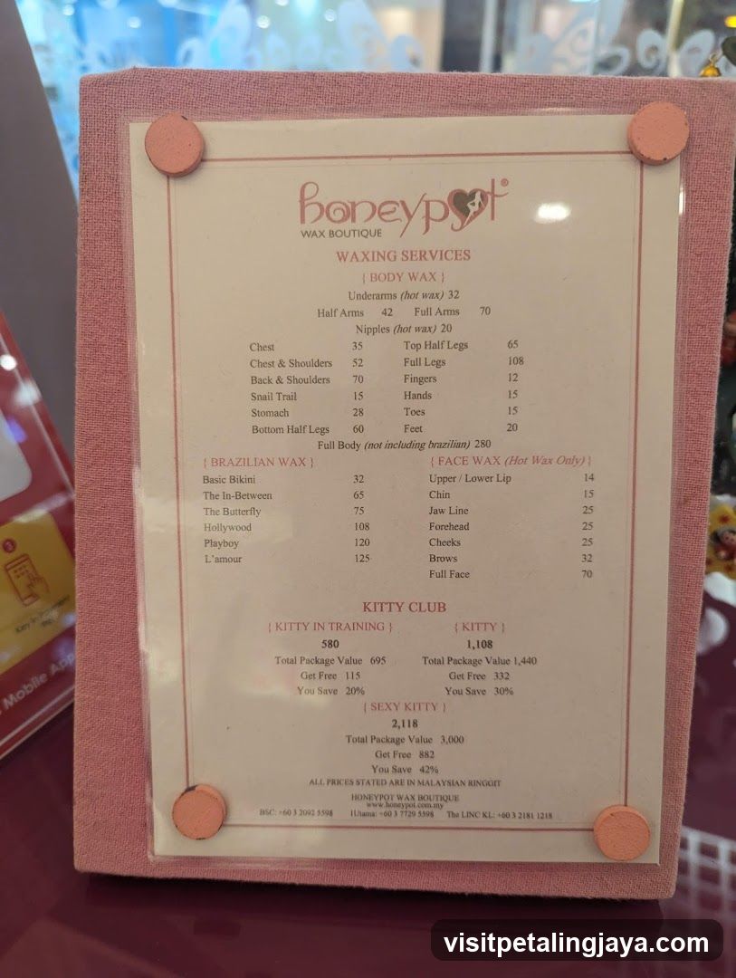 Honeypot Wax Boutique 1Utama