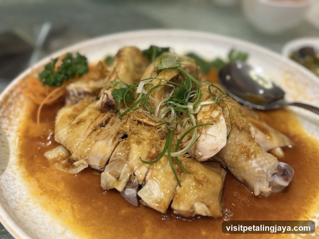Poached Chicken Dish