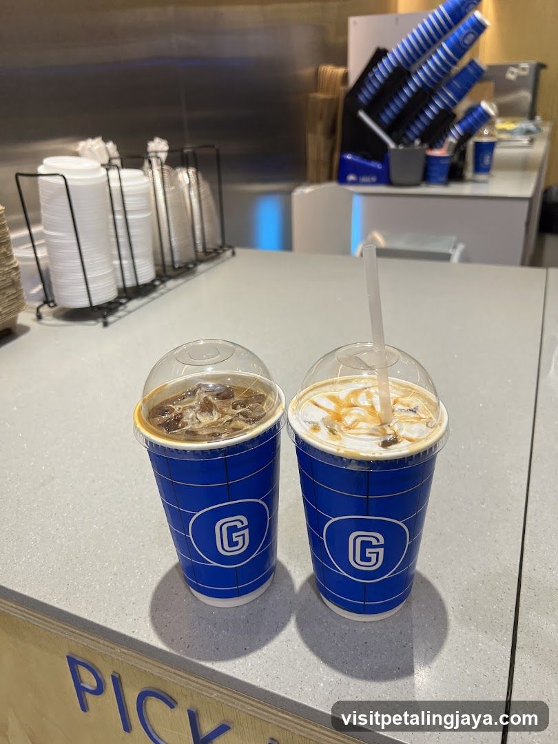 Two Iced Coffee Drinks