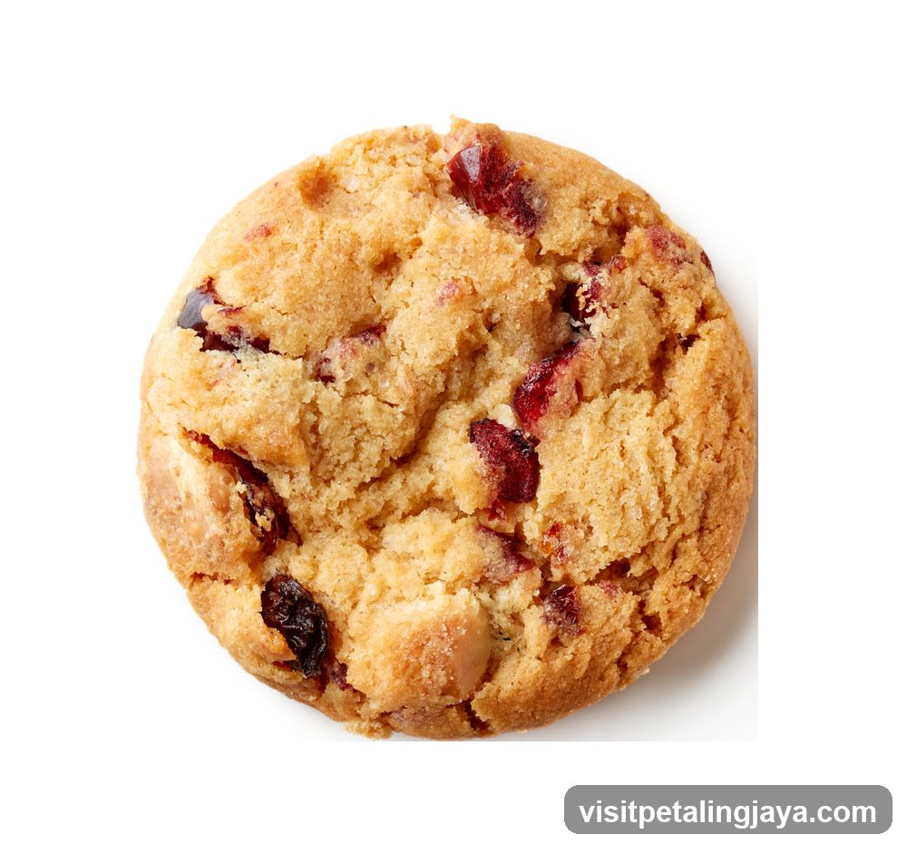 Cranberry White Chocolate Chip Cookie