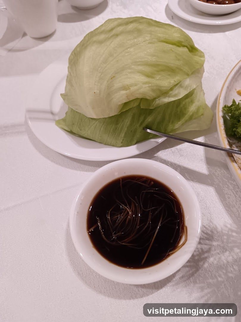 Lettuce Wraps and Dipping Sauce