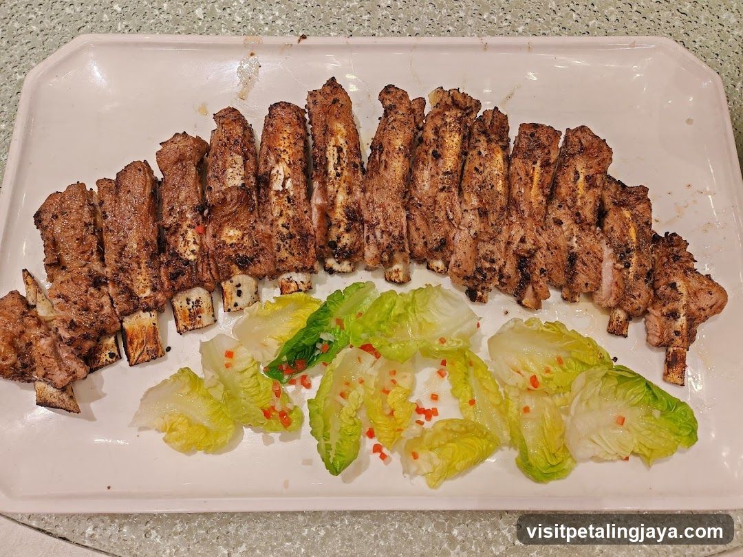 Ribs and Salad