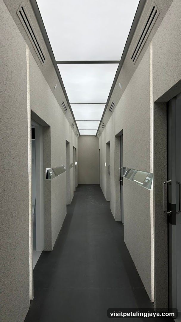 Modern Hallway with Doors