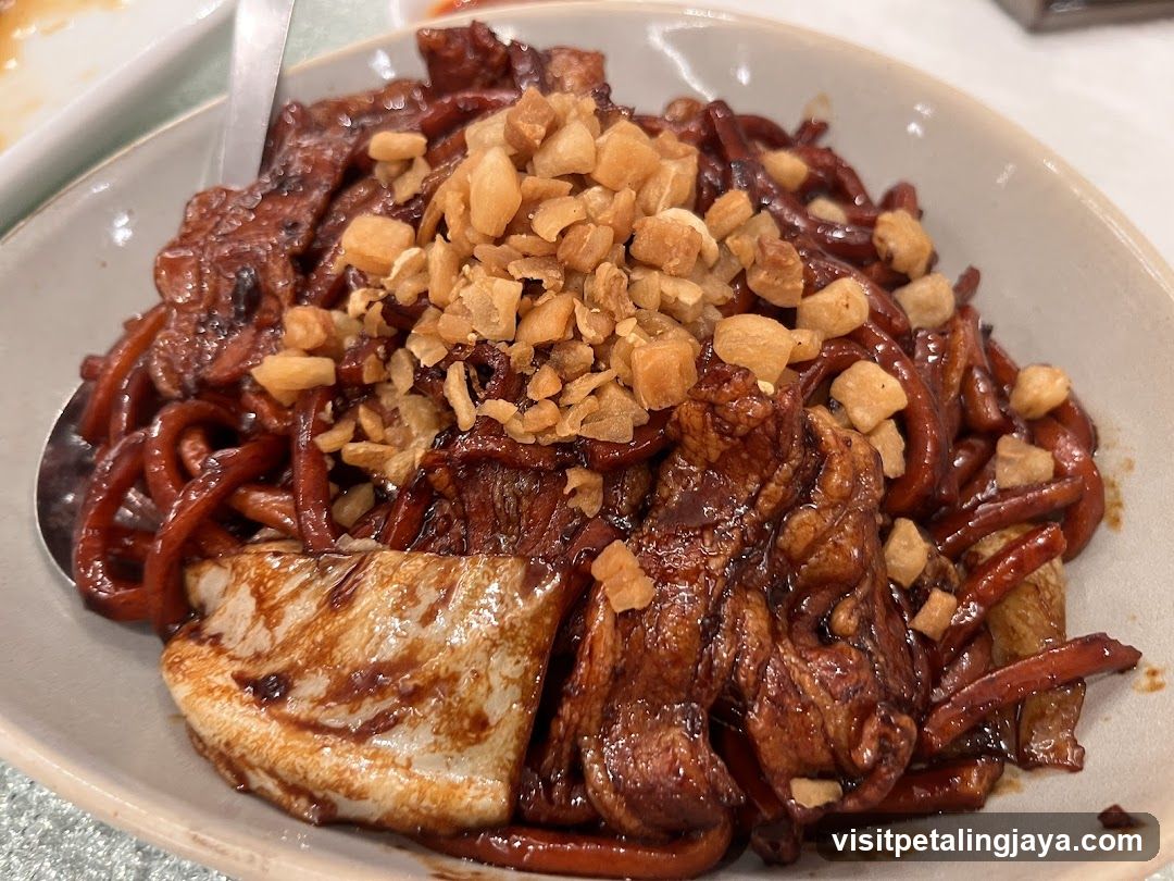Noodles with Meat and Crispy Toppings