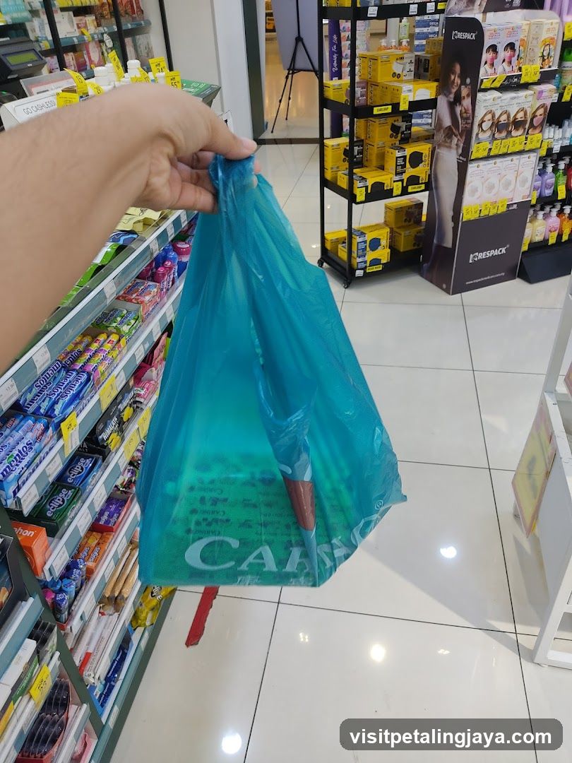Shopping Bag with Products