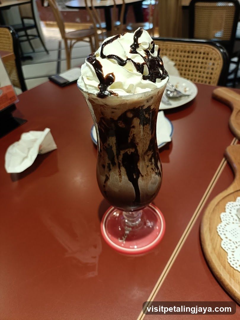 Chocolate Frappe with Whipped Cream
