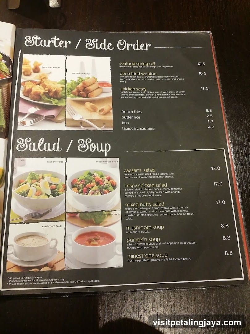Starter / Side Order Salad / Soup