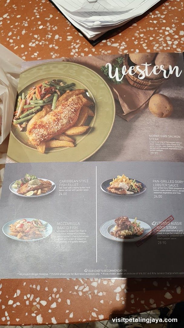 Western Menu
