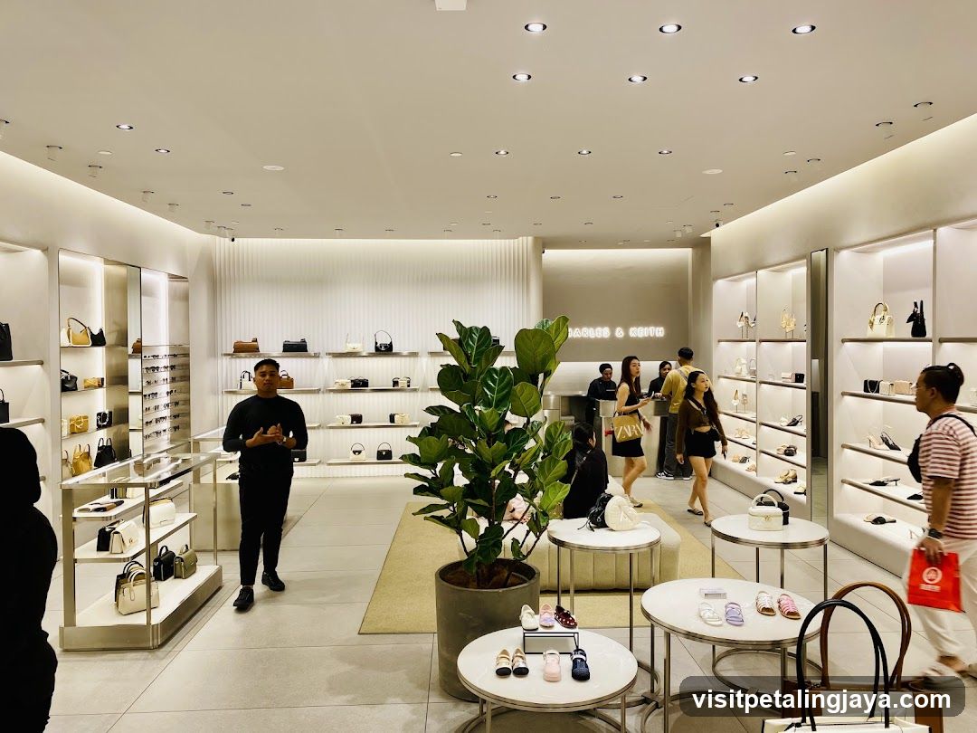 Interior of a Charles & Keith store
