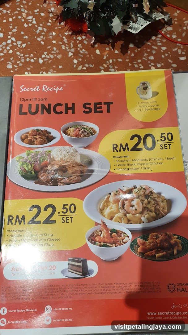 Secret Recipe Lunch Set