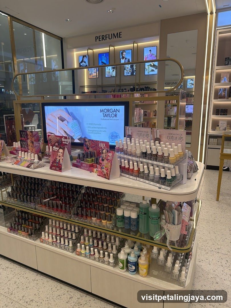 Nail Polish and Perfume Display