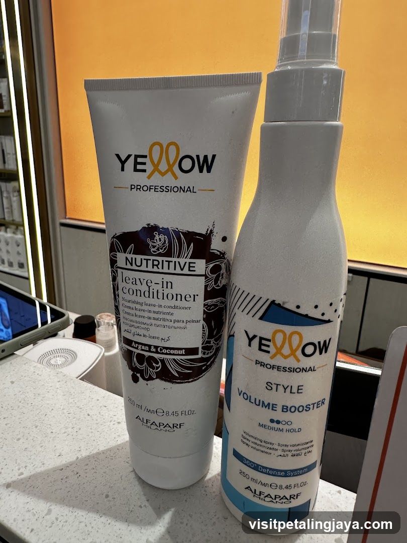 Yellow Professional Hair Products