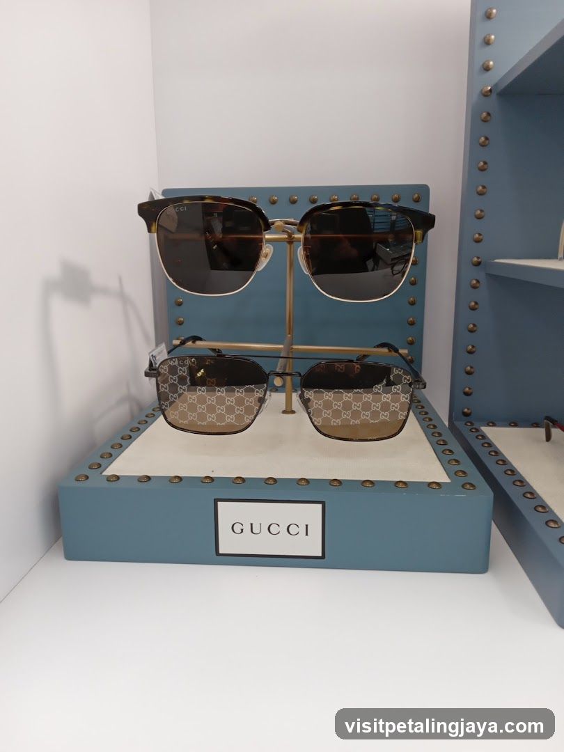 Gucci Sunglasses Display