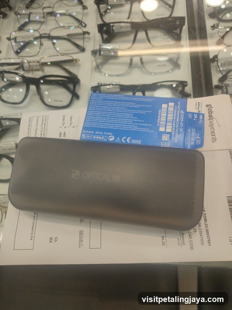 Eyeglasses and Contact Lens Packaging