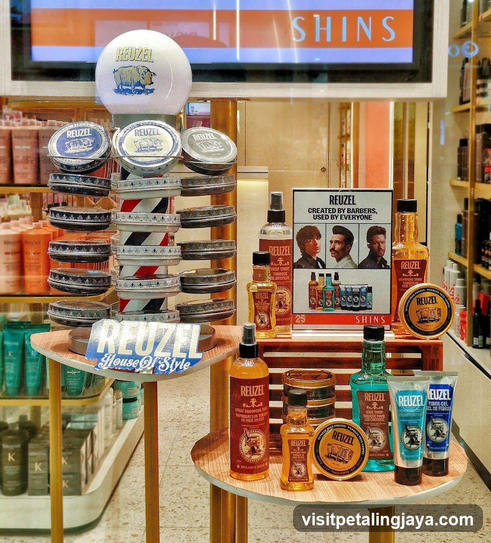 Reuzel Hair Products Display