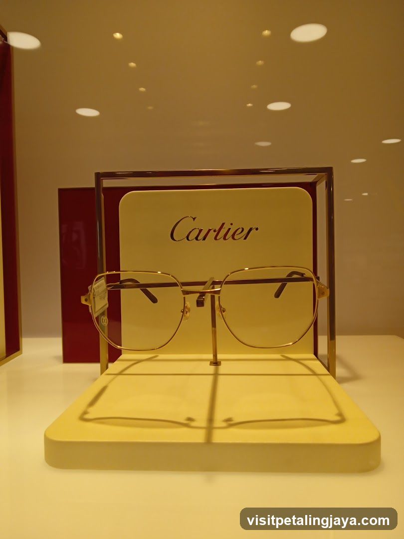 Cartier Eyeglasses Display