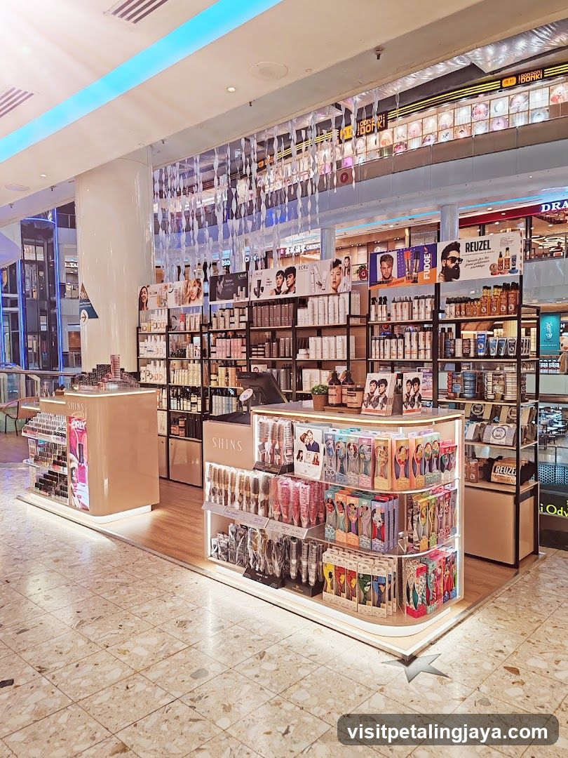 Cosmetics and Hair Accessories Store Display