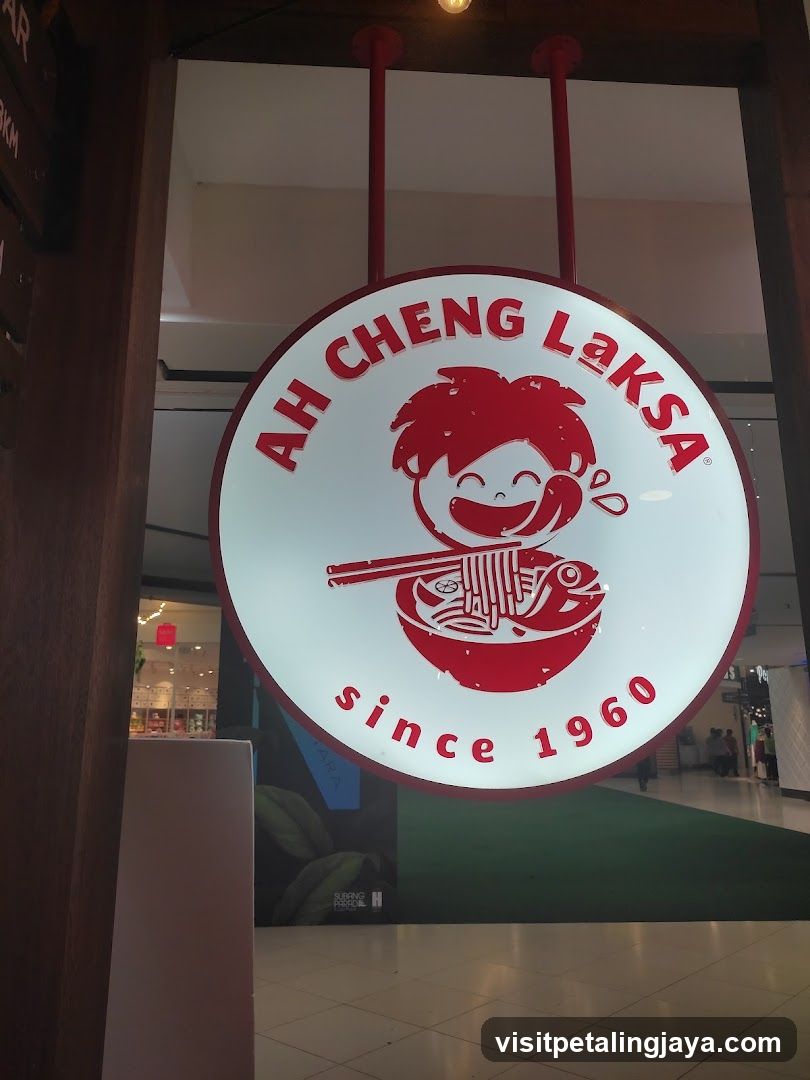 Ah Cheng Laksa Sign