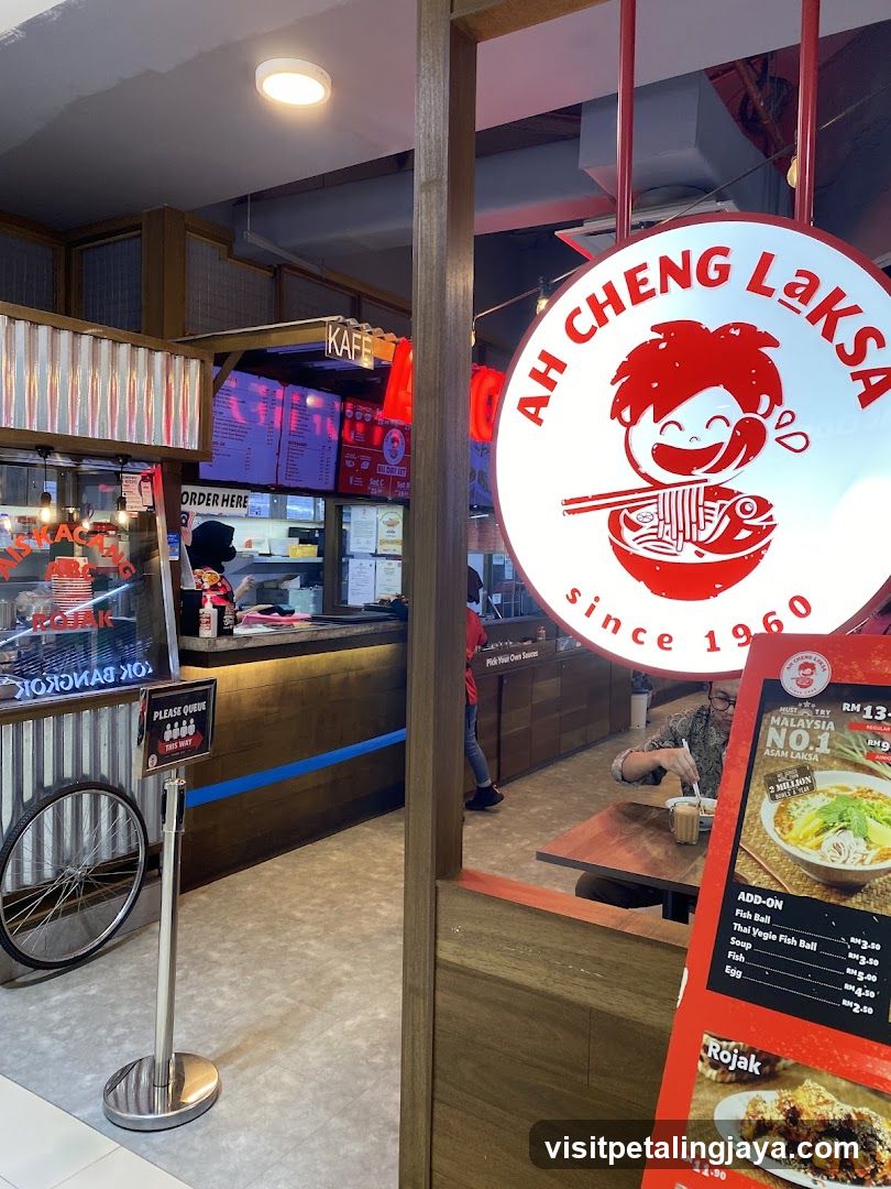 Ah Cheng Laksa Menu