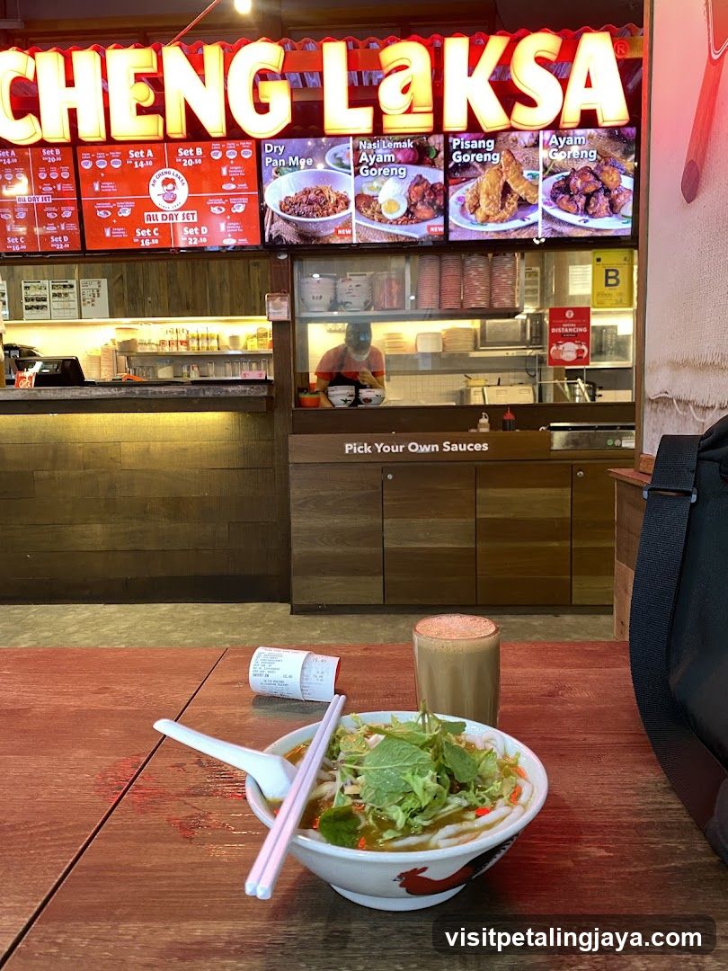 Cheng Laksa Food Stall