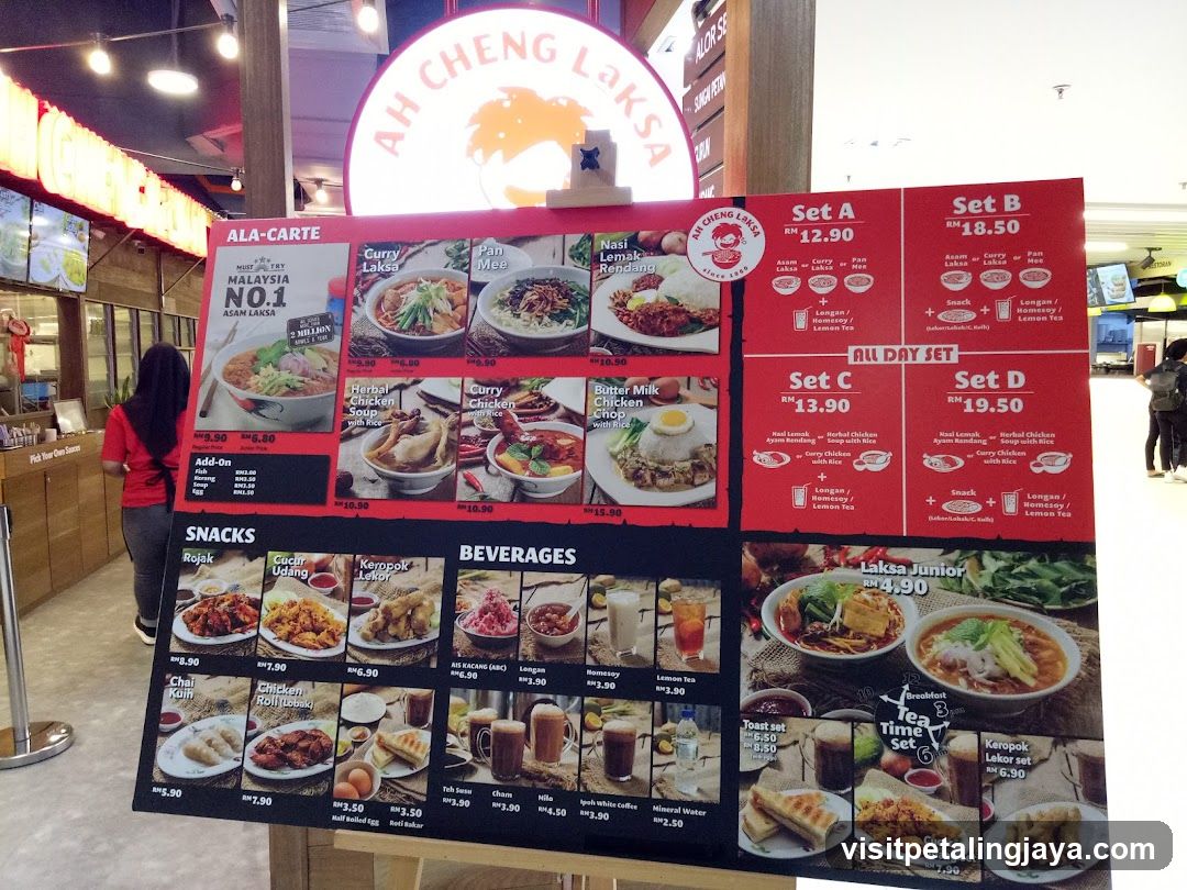 AH CHENG LAKSA Menu