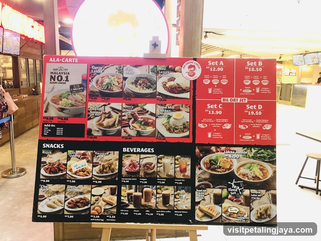 AI CHENG LAKSA Menu